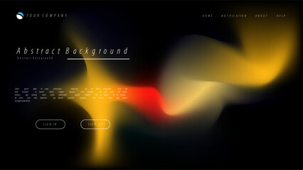 Wall Mural - Mesh gradient abstract background for your landing page design. Minimal background for website designs
