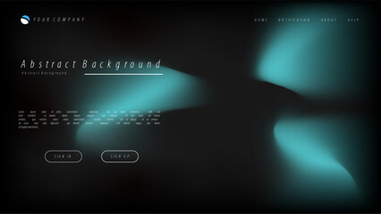 Wall Mural - Mesh gradient abstract background for your landing page design. Minimal background for website designs