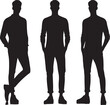 © Vecto Graph - Standing with hands in pocket vector Illustration