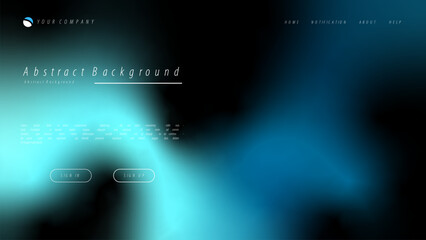 Wall Mural - Mesh gradient abstract background for your landing page design. Minimal background for website designs