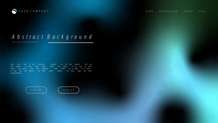 Wall Mural - Mesh gradient abstract background for your landing page design. Minimal background for website designs