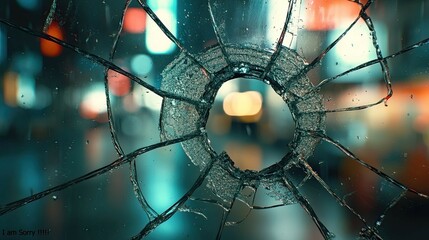 spider web on the window