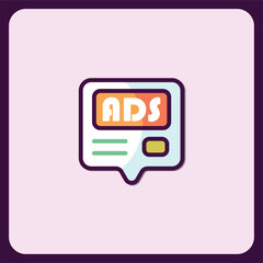 Poster - Modern Ads Icon Design for Digital Marketing Campaigns