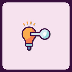 Poster - Creative Idea Sharing and Collaboration Icon