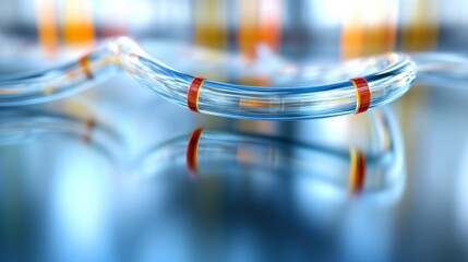 Aufkleber - Fluid dynamics experiment laboratory scientific illustration abstract environment close-up view innovative concepts
