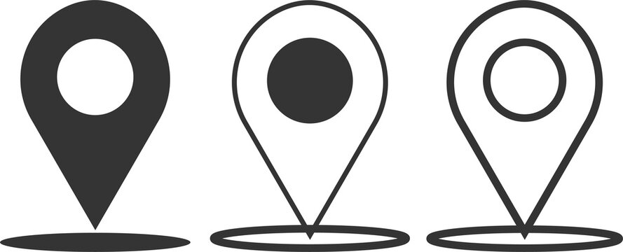 Map location pin icon