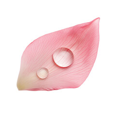 Wall Mural - Water drop on a flower petal