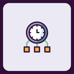 Poster - Efficient Time Management Icon: Clock Synchronizing with Three Modules