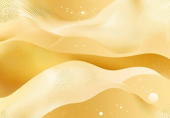 Poster - Elegant Golden Abstract Background with Soft Waves, Curves, and Subtle Patterns for Creative and Modern Design Projects
