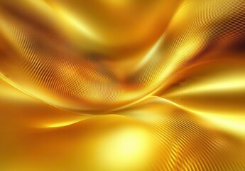 Poster - Golden Waves of Light and Texture Flowing in a Seamless Abstract Pattern for Background or Design Use