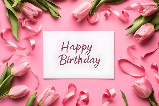 Birthday vector banner template. Happy birthday to you text in white space background with gifts and balloon decoration element for birth day celebration greeting design.