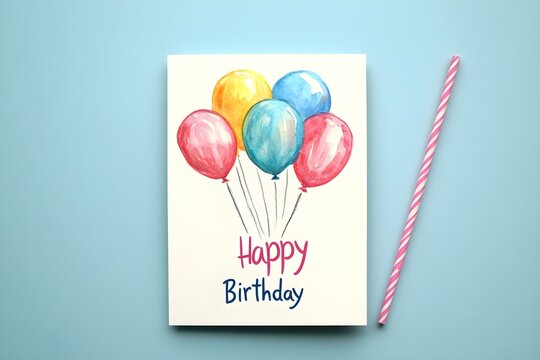 Birthday vector banner template. Happy birthday to you text in white space background with gifts and balloon decoration element for birth day celebration greeting design.