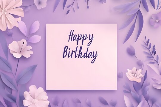 Birthday vector banner template. Happy birthday to you text in white space background with gifts and balloon decoration element for birth day celebration greeting design.