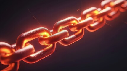 Poster - Illuminated Blockchain Links in a Chaotic Cyberspace Landscape