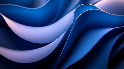 Aufkleber - Abstract Blue Wave Design (1)