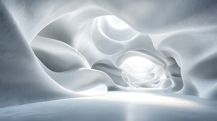 Poster - Abstract Cave Interior Design