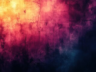 Poster - Abstract Grunge Wall Background with Colorful Texture Design