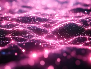 Aufkleber - Ambient Lighting: Vibrant Crisscross Pattern with Glowing Spots