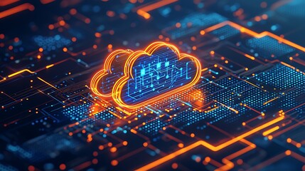Poster - Cloud Computing Circuit Board
