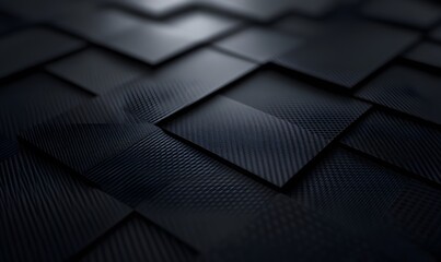 Poster - Dark and textured abstract background with depth of field and geometric pattern