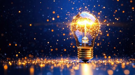 Poster - An intricate maze of shimmering light and radiant brilliance a visually captivating display of illumination energy and imagination  This image evokes a sense of wonder creativity