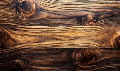 Poster - Detailed wood texture background with rich brown hues and intricate patterns