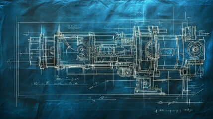 Poster - Creating handdrawn engineering blueprints workshop design illustrations creative studio perspective engineering concepts