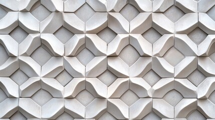 Poster - Interconnected shapes event hexagonal pattern graphic design digital space aesthetic viewpoint visual harmony