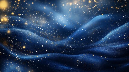 Poster - Creating a luxurious blue abstract background digital art graphic design elegant environment artistic viewpoint radiant concept