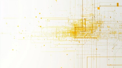 Poster - Artistic display of bright colors on minimalist white background studio digital artwork controlled space close-up visual contrast