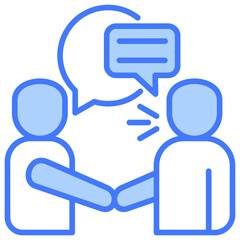 Poster - Talking Blue Icon