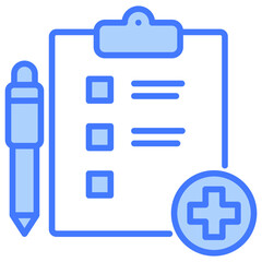 Aufkleber - Add Task Blue Icon