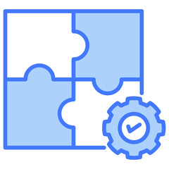 Poster - Complementary Blue Icon