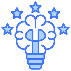 Poster - Inspired Blue Icon
