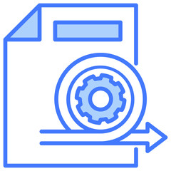 Poster - Scrum Blue Icon