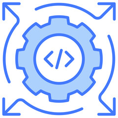 Poster - Devops Blue Icon