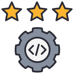 Poster - Feature Lineal Color Icon