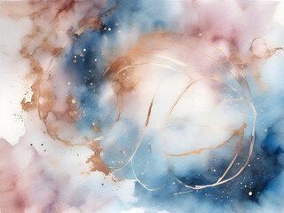 abstract watercolor background with space