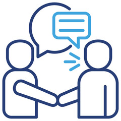Poster - Talking Dual Tone Icon