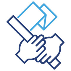Poster - Flag Dual Tone Icon