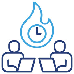 Poster - Deadline Dual Tone Icon