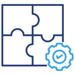 Poster - Complementary Dual Tone Icon