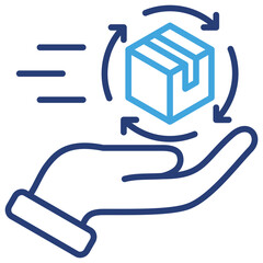 Poster - Delivery Dual Tone Icon