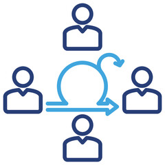 Poster - Agile Team Dual Tone Icon