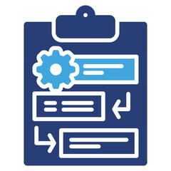Poster - Workflow Two Color Icon