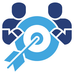 Poster - Teamwork Two Color Icon