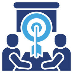 Poster - Target Two Color Icon
