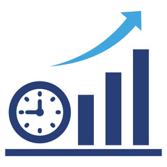 Poster - Time To Market Two Color Icon