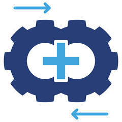 Poster - Combine Two Color Icon