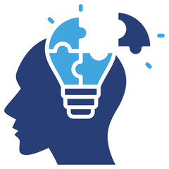 Poster - Problem Solving Two Color Icon
